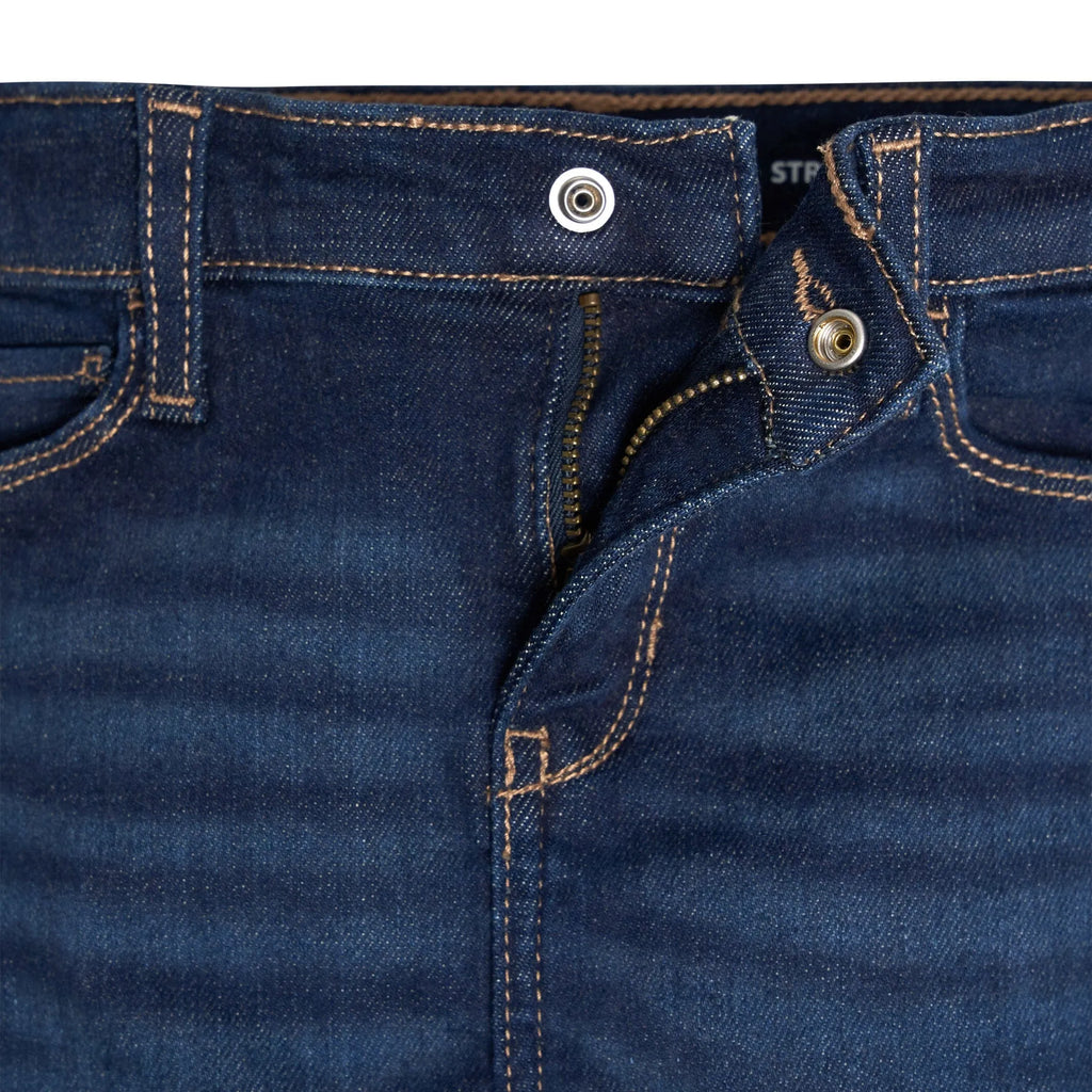 Infant and Toddler Neutral Dark Skinny Jeans