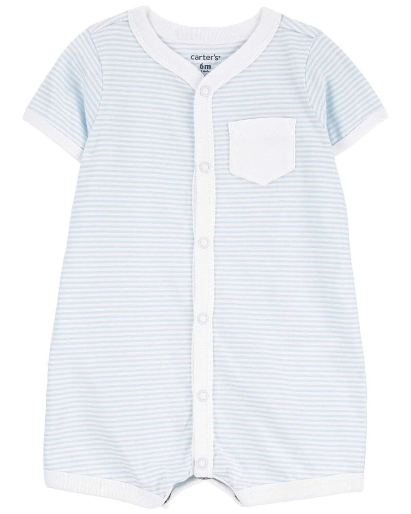 Carter's Striped Snap-Up Romper