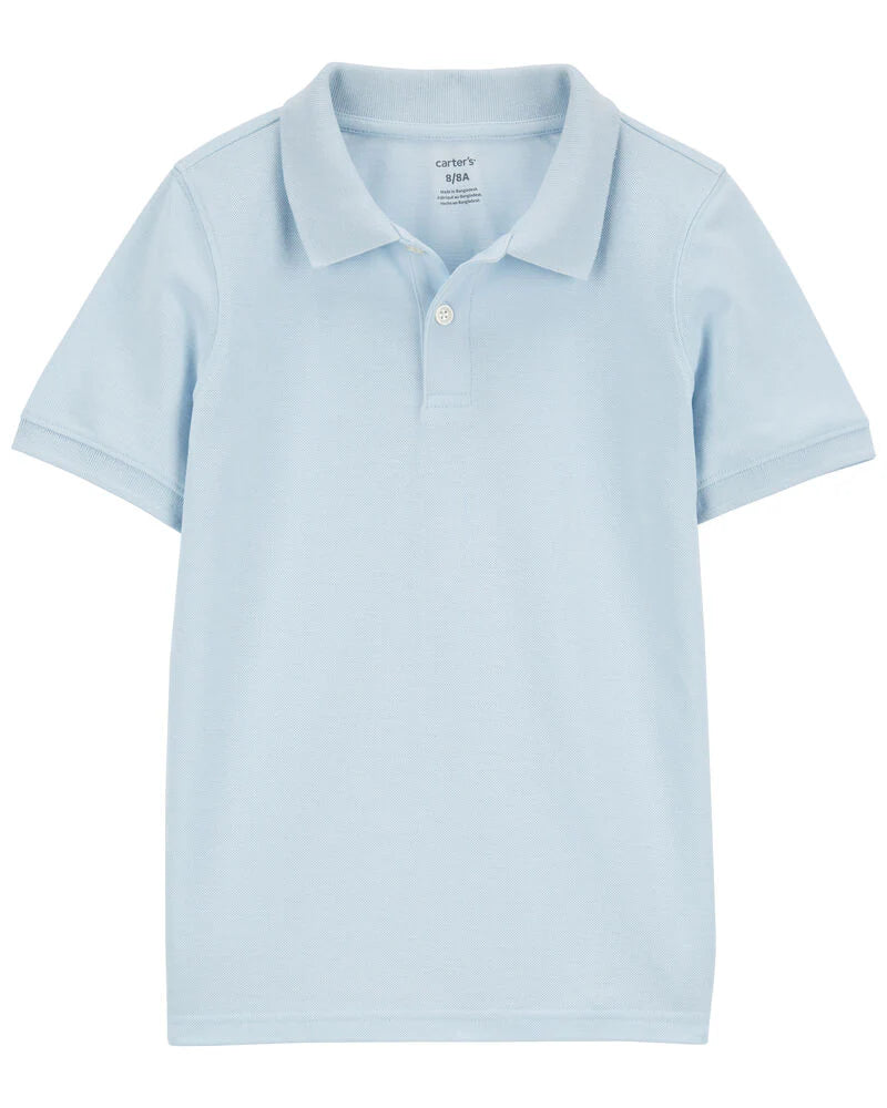 Carter's Ribbed Collar Polo Shirt
