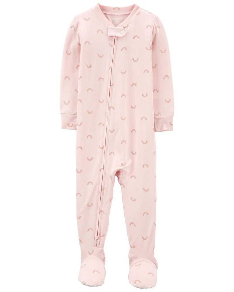 Carter's 1-Piece Rainbow PurelySoft Footie Pyjamas