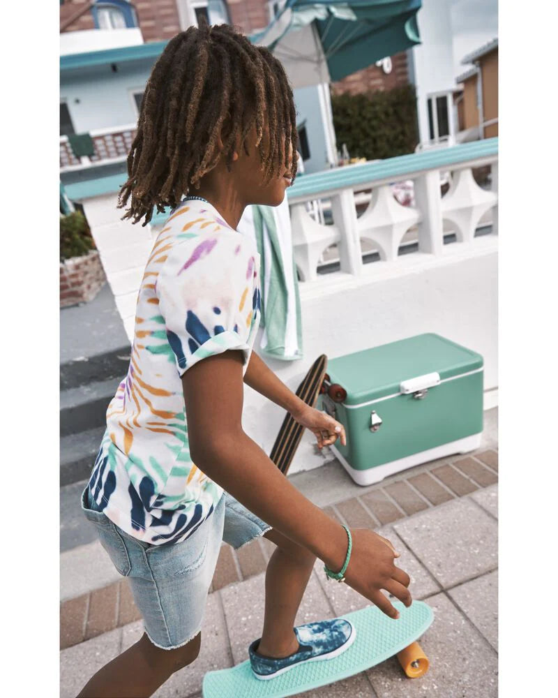 Oshkosh Raw Hem Drawstring Denim Shorts