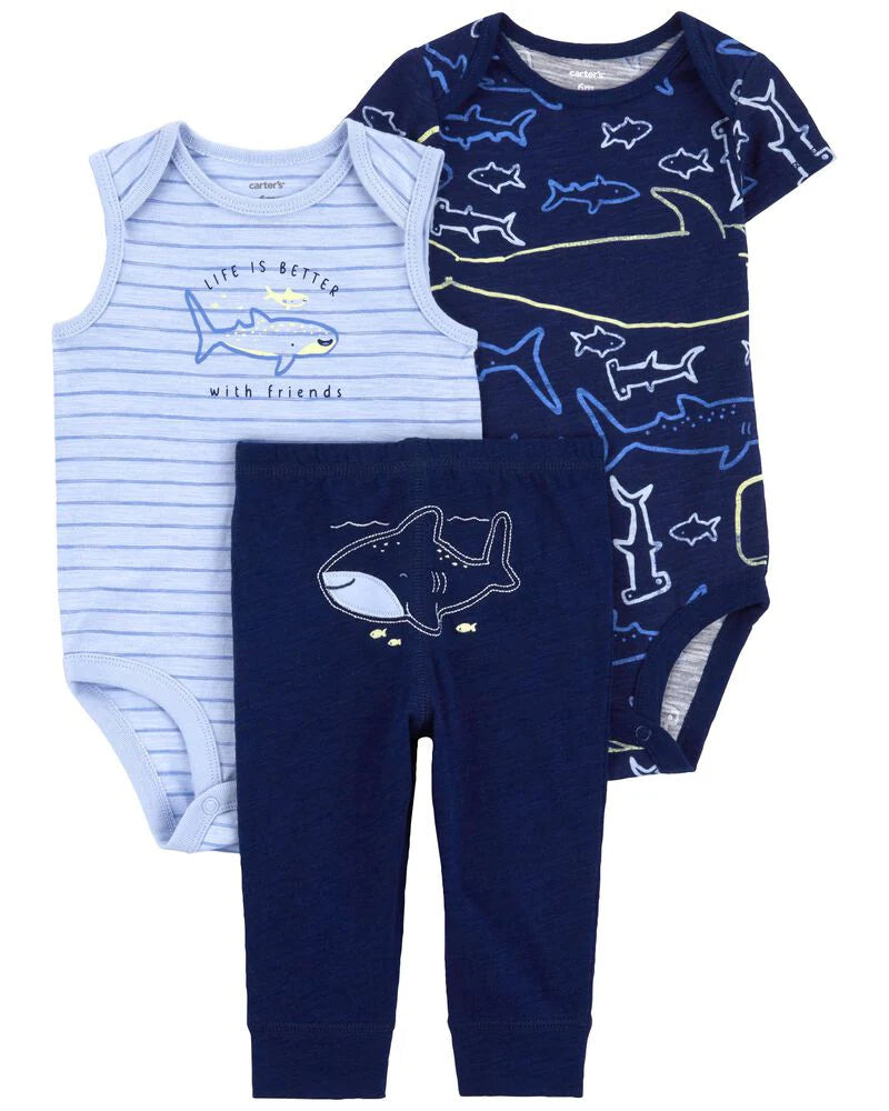 Carter's Baby 3-Piece Whale Little Character Set