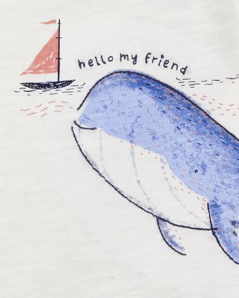 Carter's 3-Piece Whale Little Cardigan Set