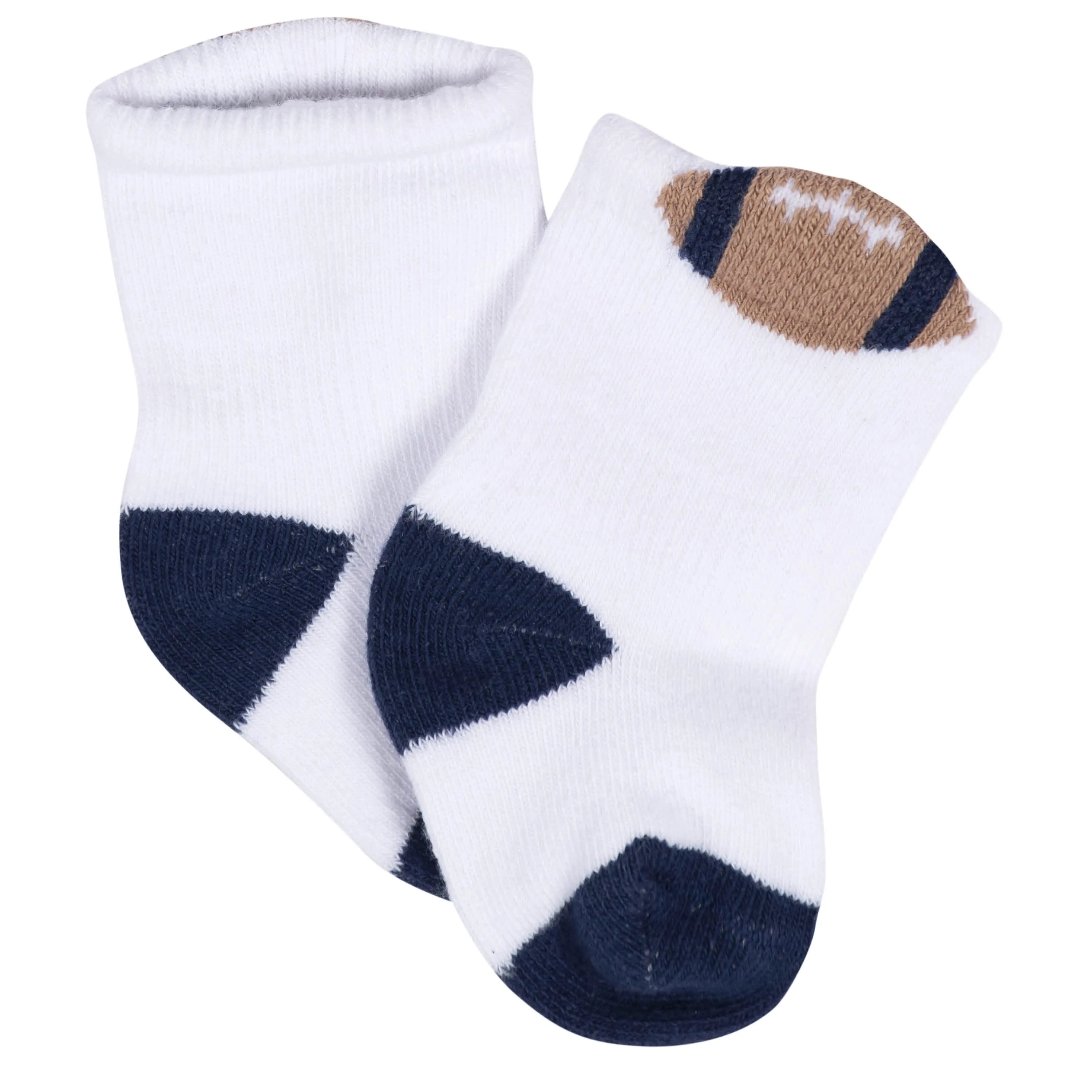 8-Pack Baby Boys All Star Jersey Wiggle Proof Socks
