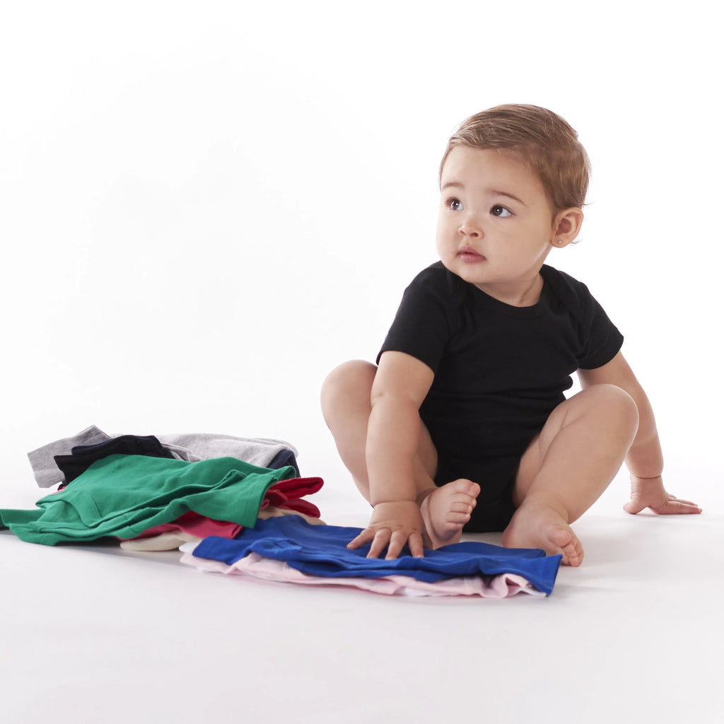 5-Pack Baby Black Premium Short Sleeve Onesies Bodysuits