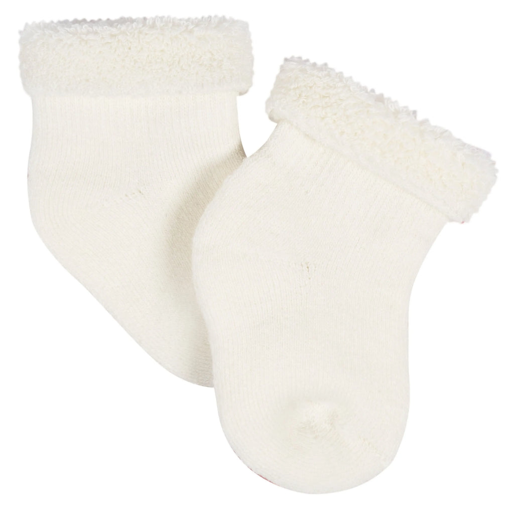 12-Pack Baby Neutral Southwest Terry Wiggle Proof Socks