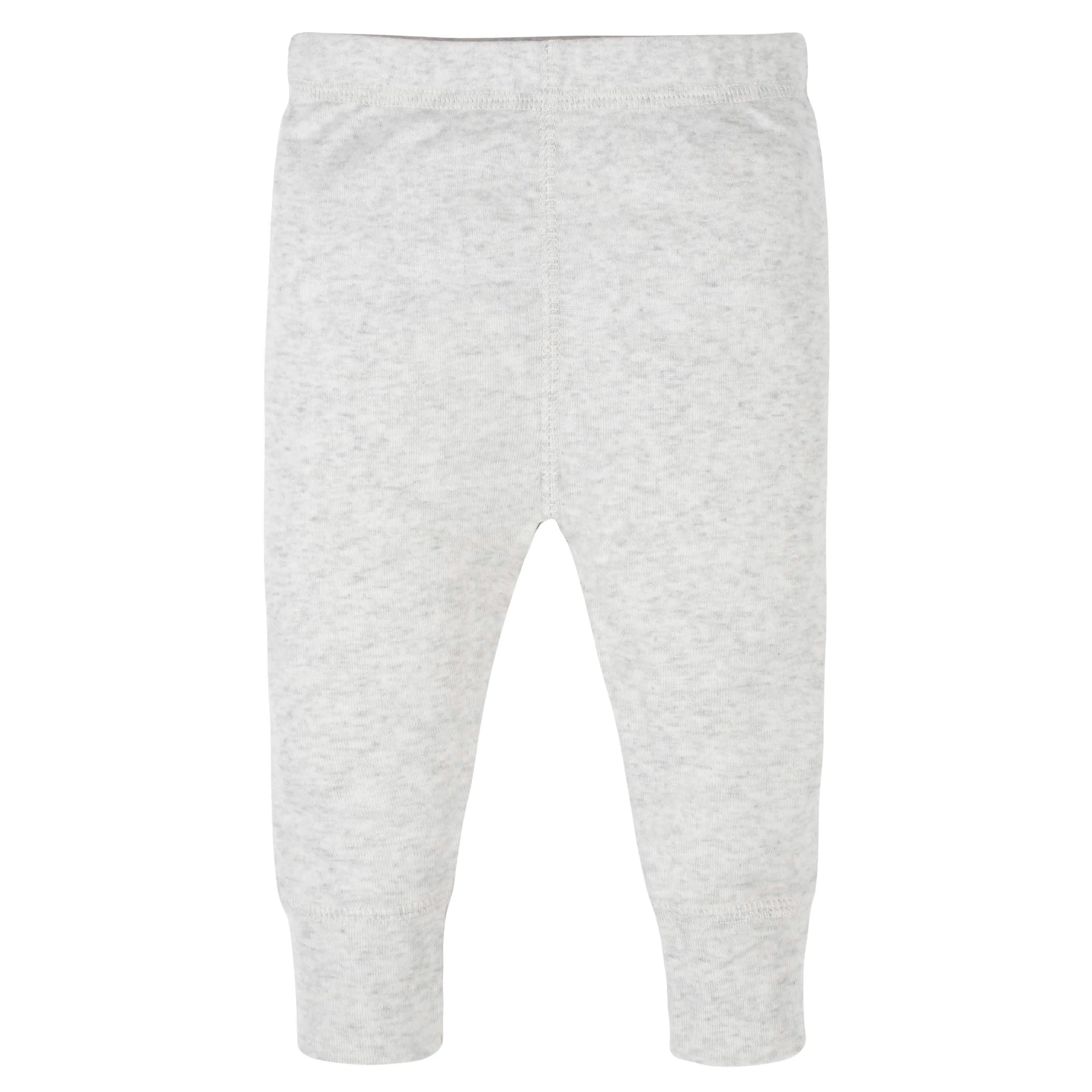 4-Pack Baby Neutral Gray Heather Pants