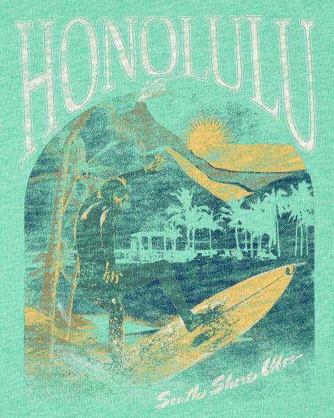 Oshkosh Kid Honolulu Graphic Muscle Tank