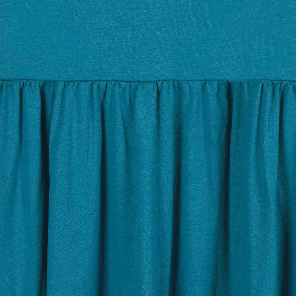 Infant & Toddler Girls Ocean Teal Buttery Soft Viscose Made from Eucalyptus Twirl Dress