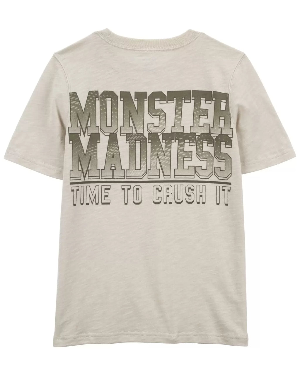 Carter's Kid Monster Truck Slub Jersey Pocket Tee