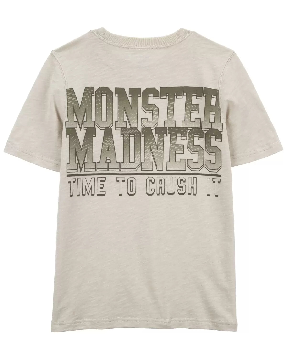 Carter's Kid Monster Truck Slub Jersey Pocket Tee