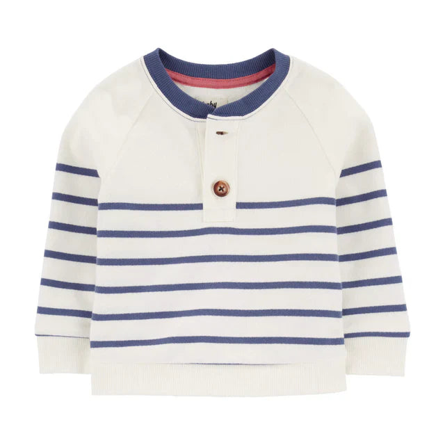Oshkosh white striped long sleeve t-shirt for boy