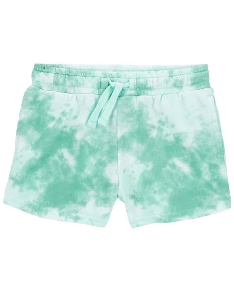 Carter's Toddler Sun And Fun Tee with Tie-Dye Pull-On French Terry Shorts