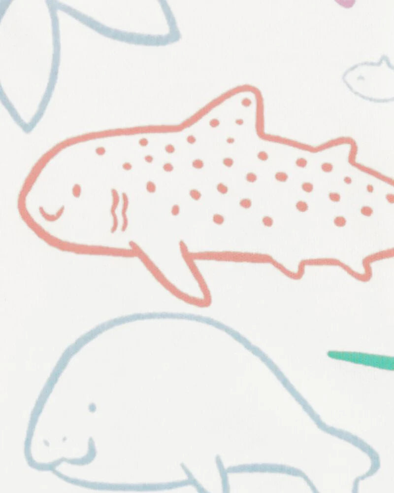 Carter's Whale Zip-Up Sleep and Play