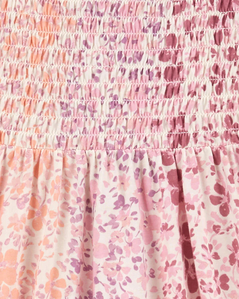 Oshkosh Floral Print Criss-Cross Dress