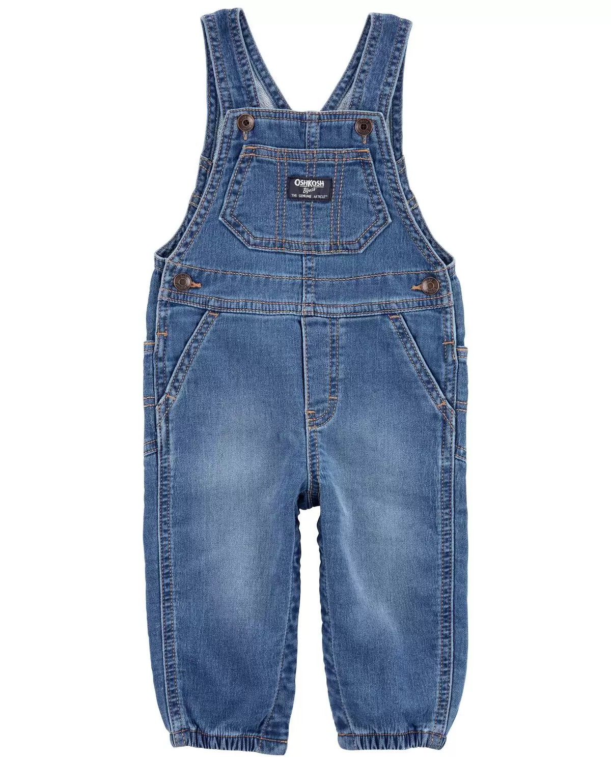 Oshkosh Baby Knit-Like Denim Overalls