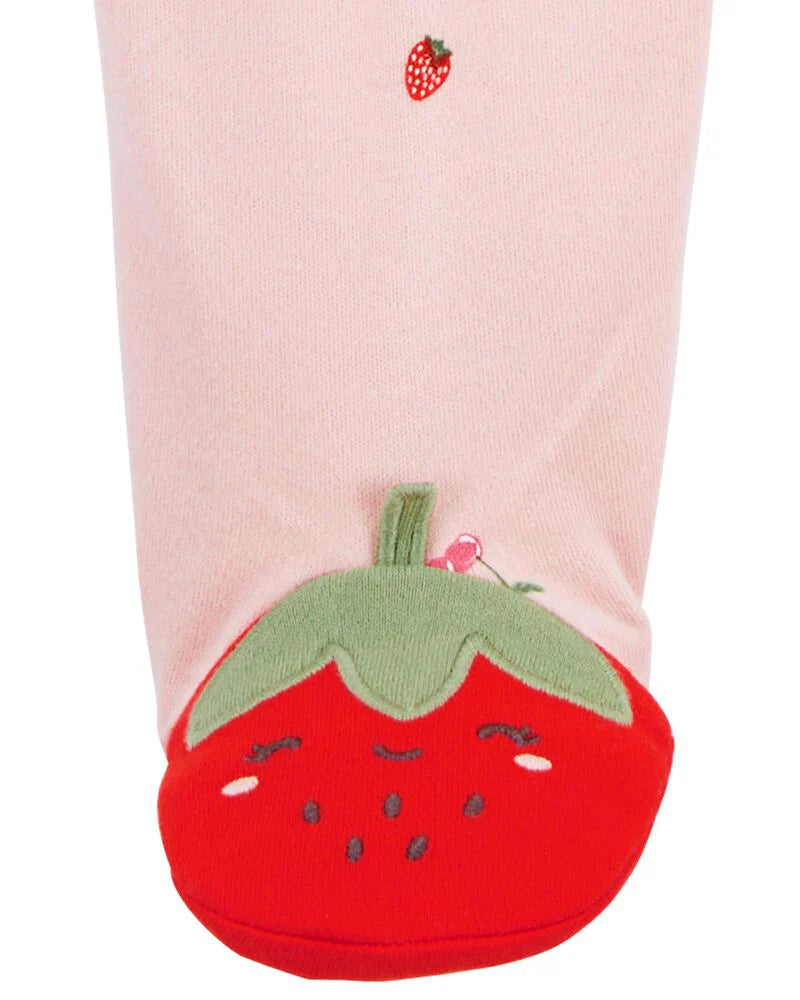 Carter's Strawberry Snap-Up Cotton Sleep and Play