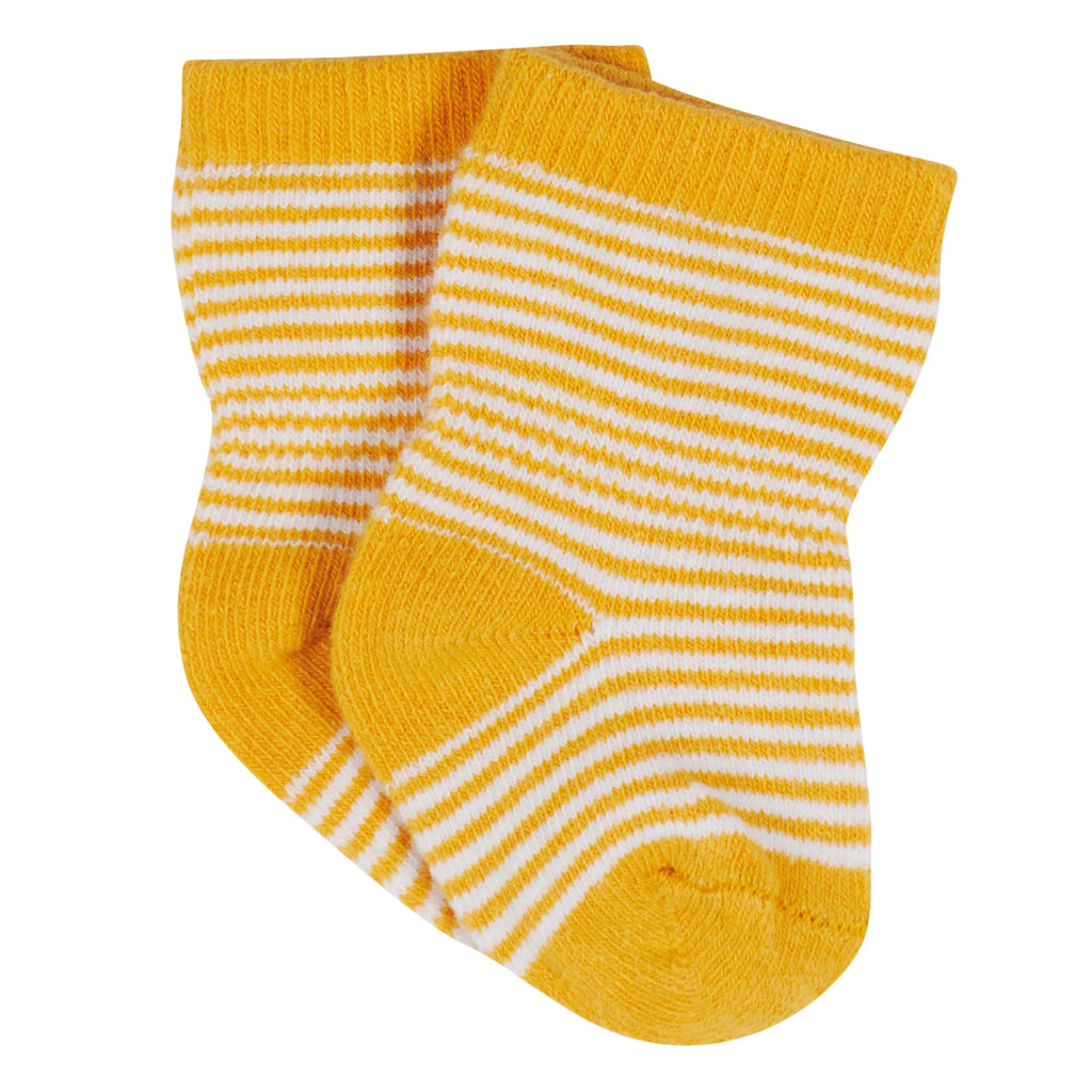 12-Pack Baby & Toddler Boys Construction Zone Jersey Crew Wiggle Proof Socks