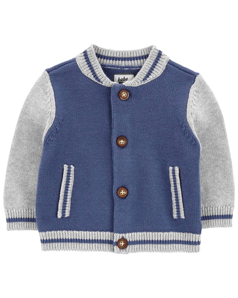 Oshkosh Sweater Knit Varsity Jacket