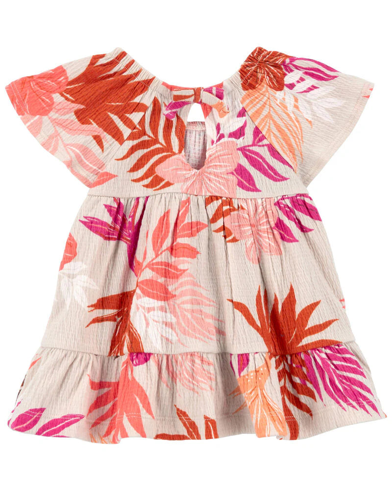 Carter's Baby Floral Crinkle Jersey Dress