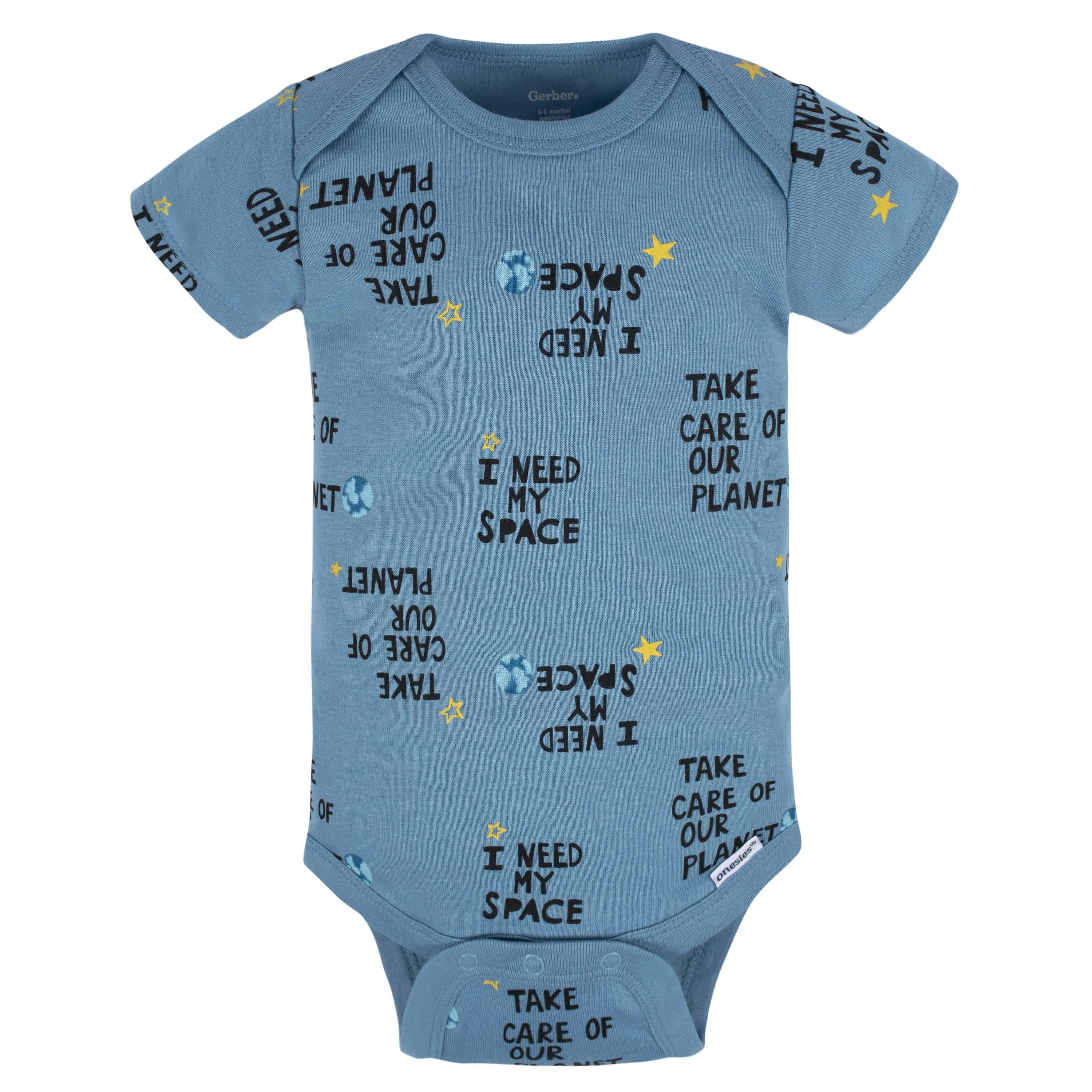 8-Pack Baby Boys Space Explorer Onesies Bodysuits