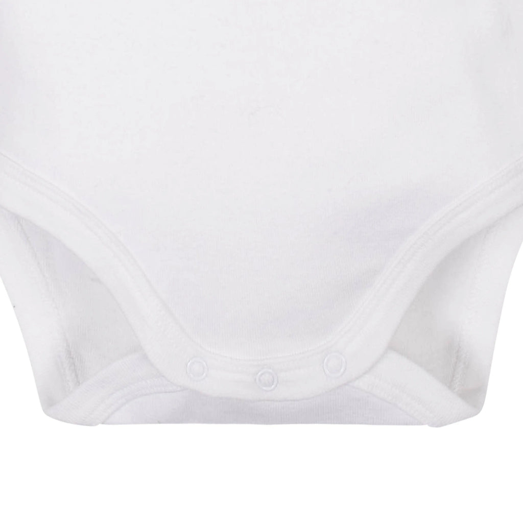 2-Pack Baby and Toddler Neutral White Long Sleeve Turtleneck Onesies Bodysuits