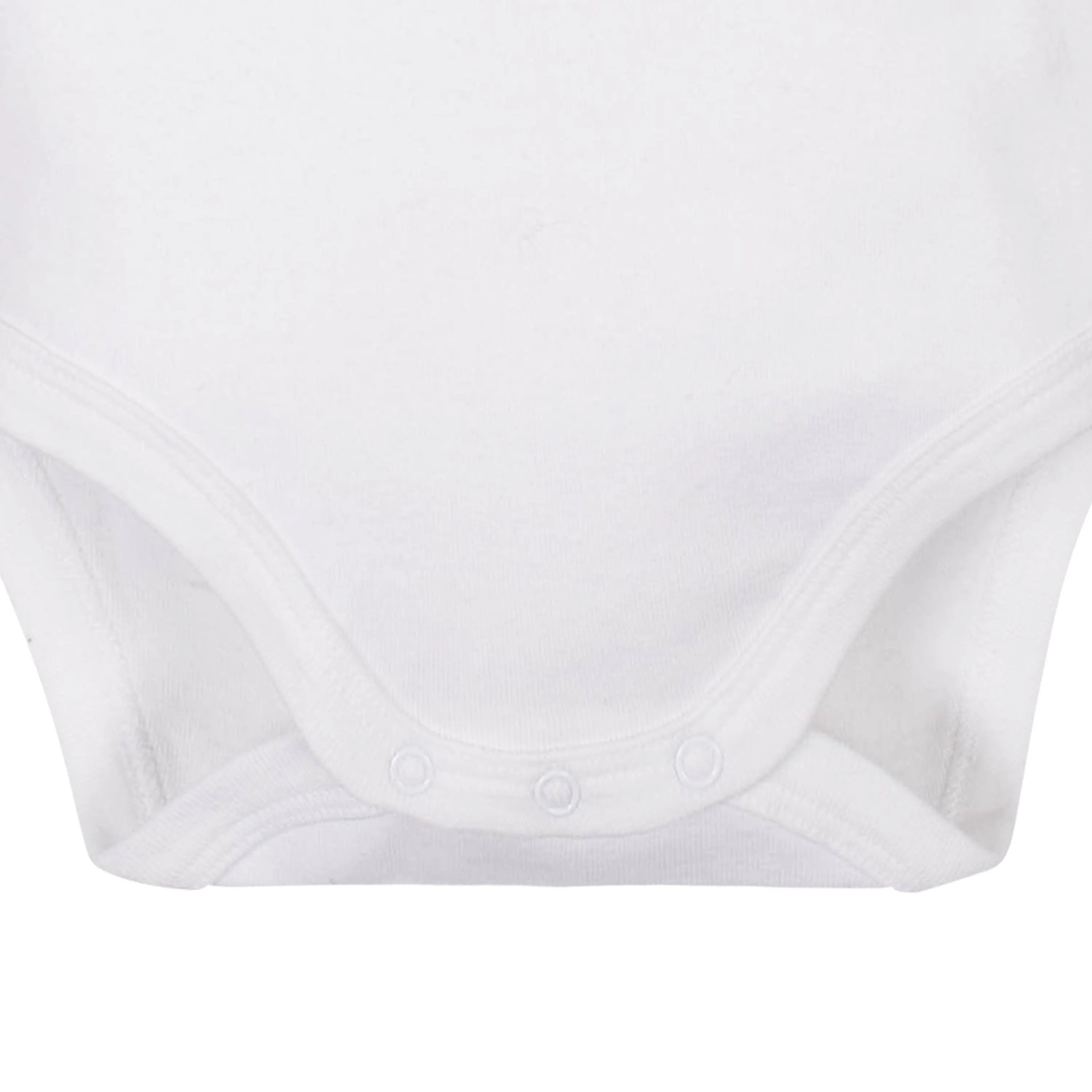 2-Pack Baby and Toddler Neutral White Long Sleeve Turtleneck Onesies Bodysuits