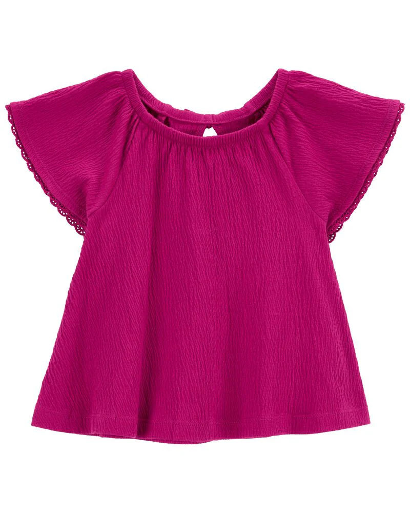 Carter's Toddler Crinkle Jersey Top