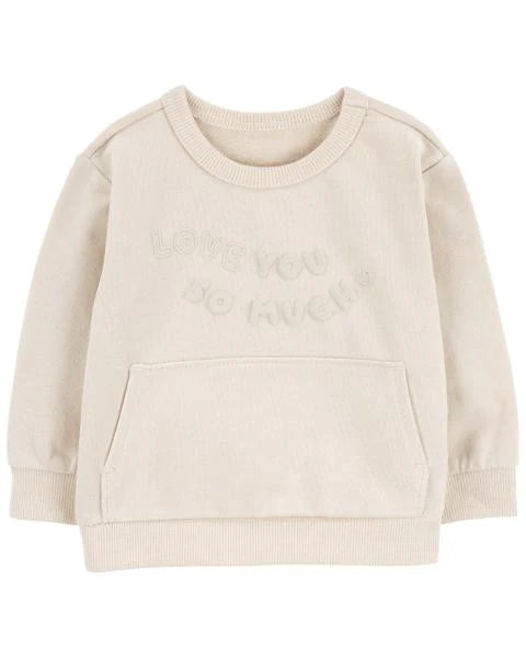 Carter's Love You So Much Pullover with Pull-On French Terry Joggers