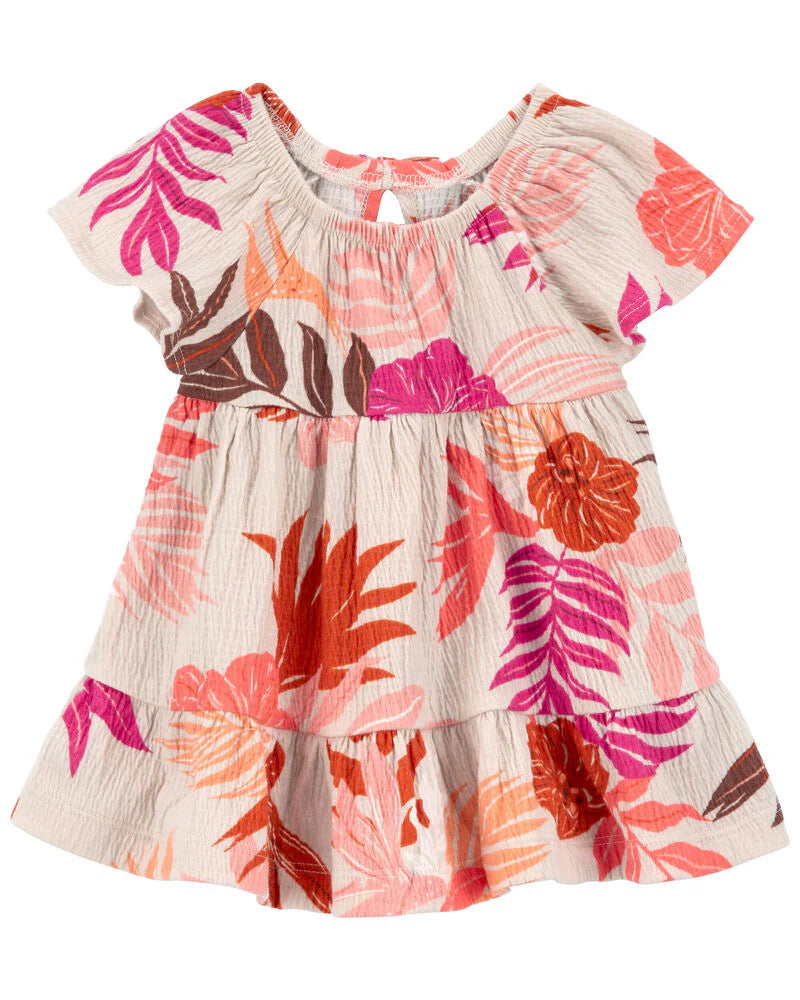 Carter's Baby Floral Crinkle Jersey Dress