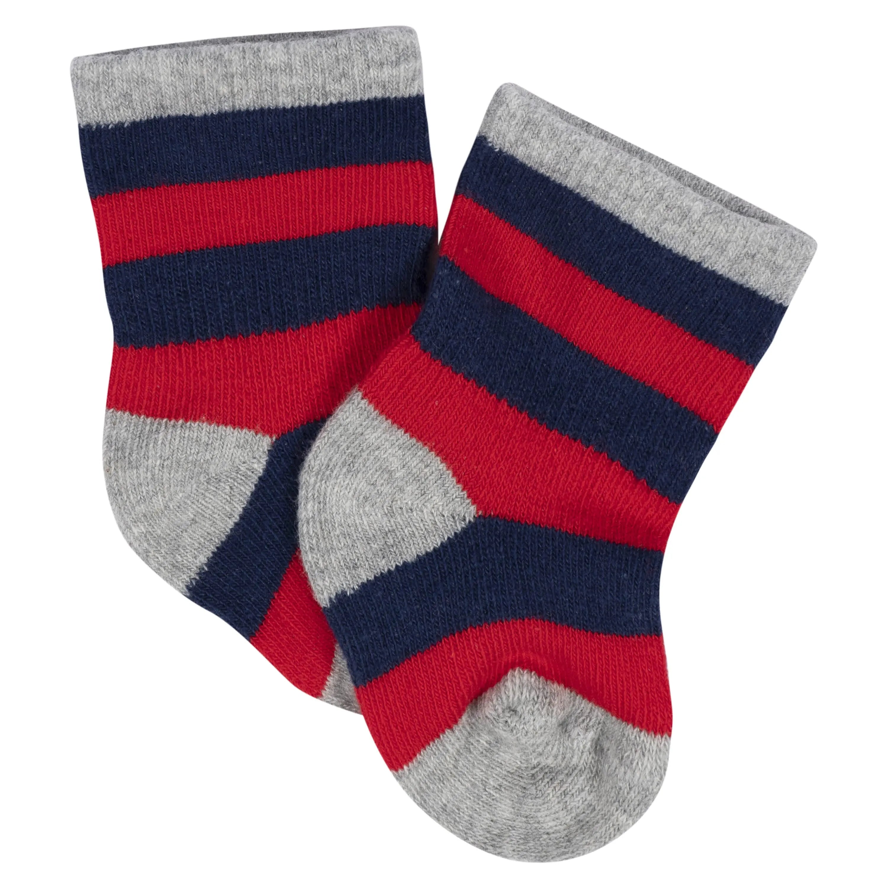 8-Pack Baby Boys All Star Jersey Wiggle Proof Socks