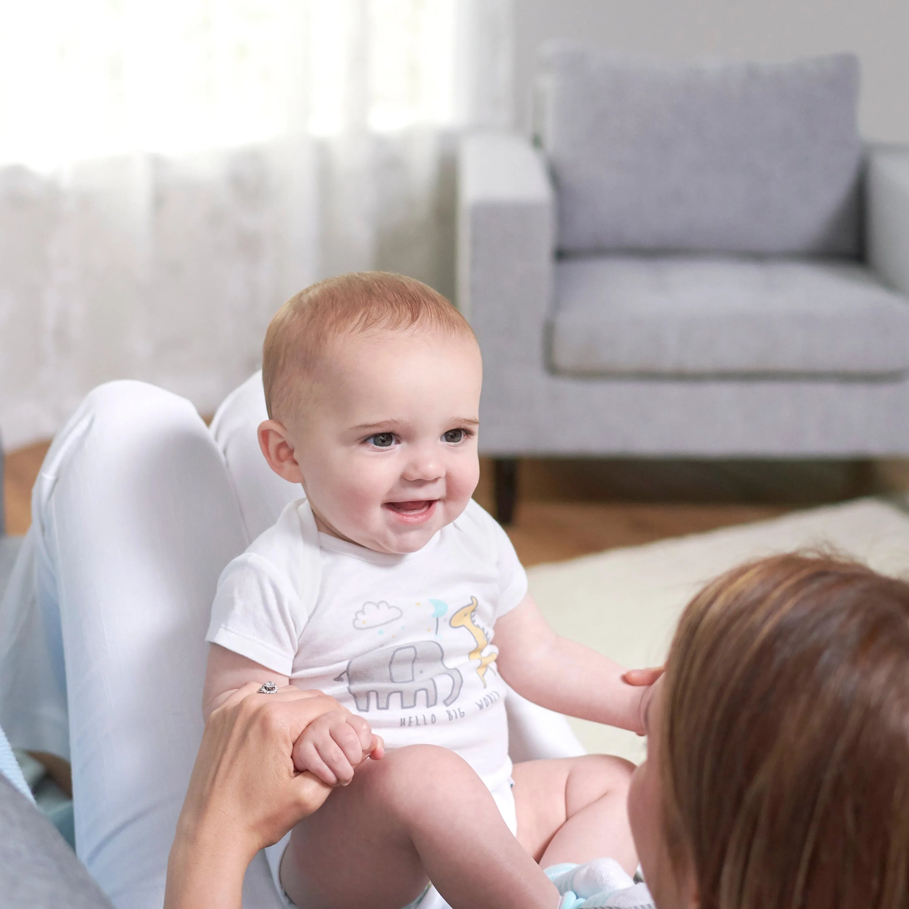 8-pack Baby Neutral Animals Short Sleeve Onesies Bodysuits