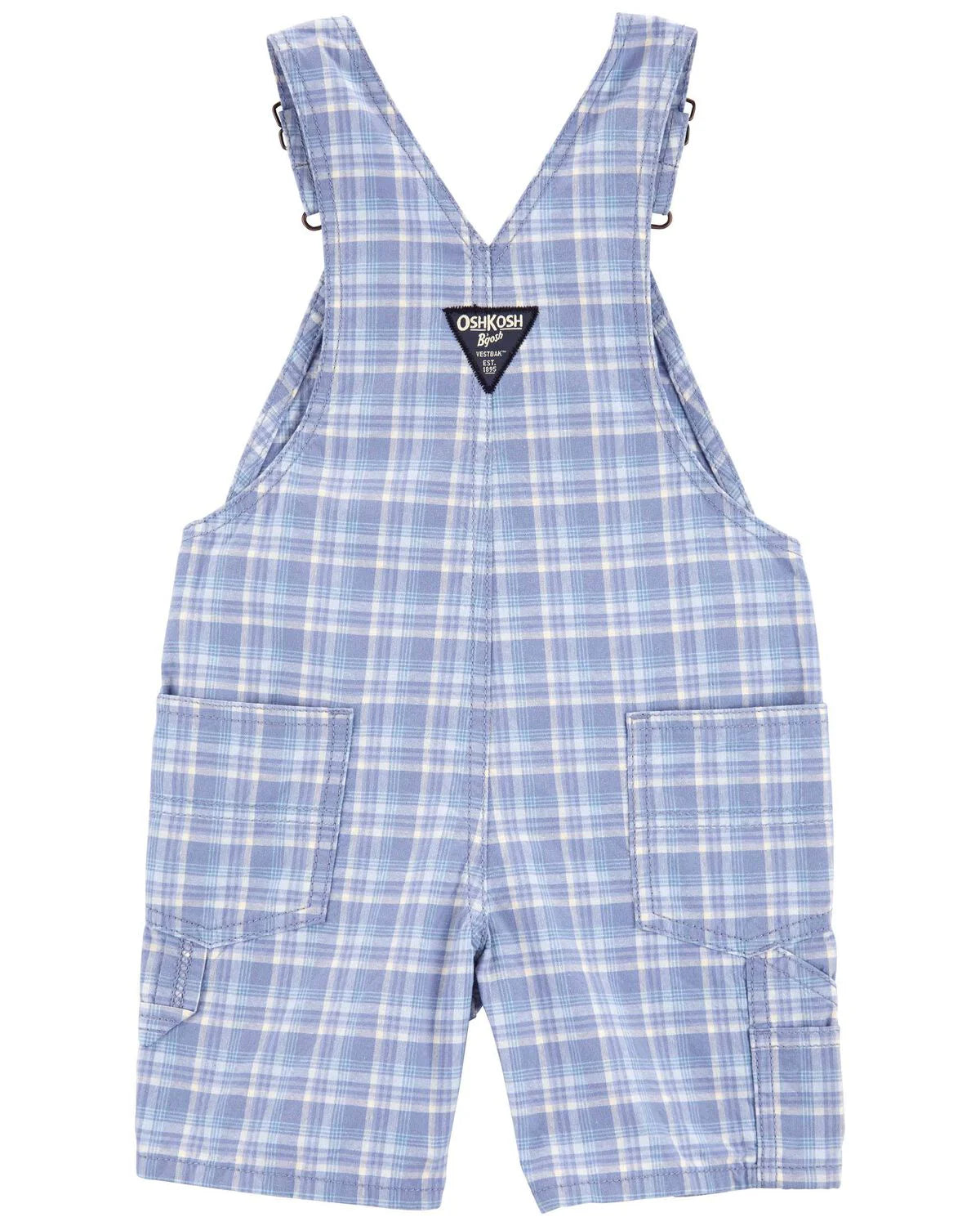 Oshkosh Toddler Plaid Shortalls