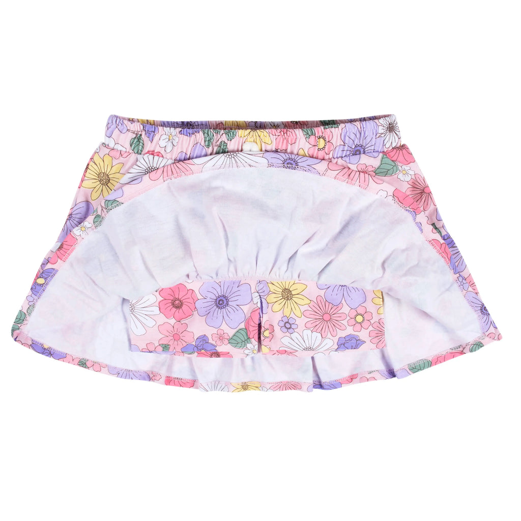 2-Pack Infant & Toddler Girls Pink Floral Skorts