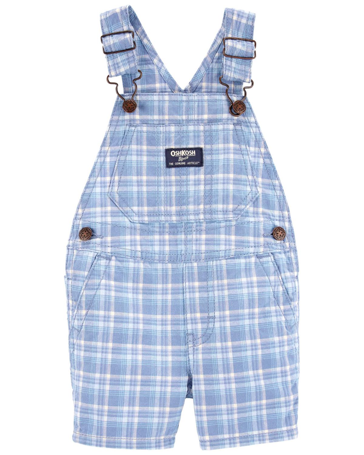 Oshkosh Baby Plaid Shortalls