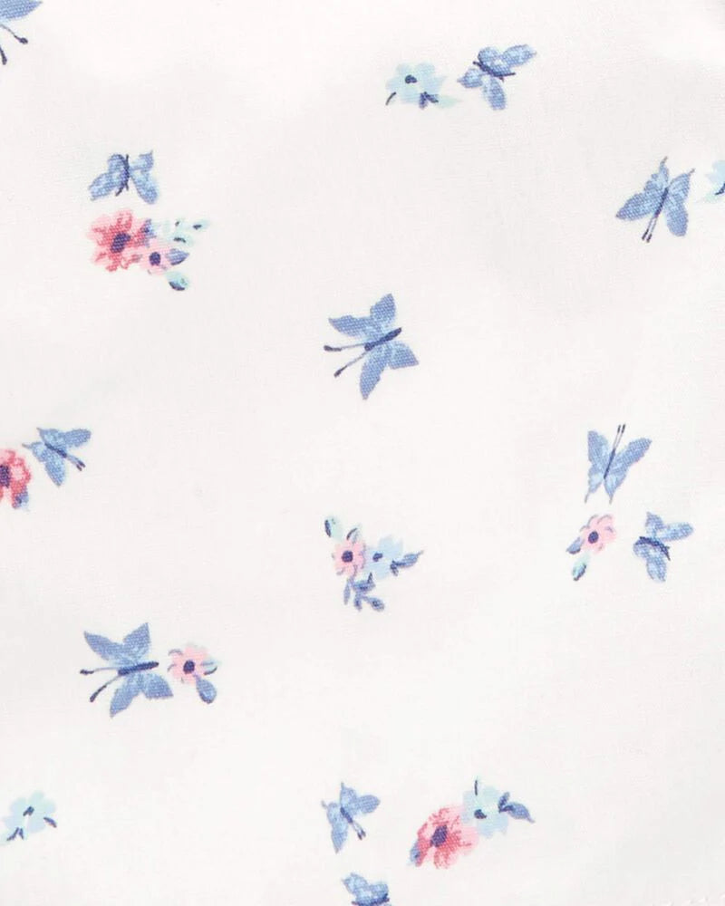 Oshkosh Butterfly Print Shortalls