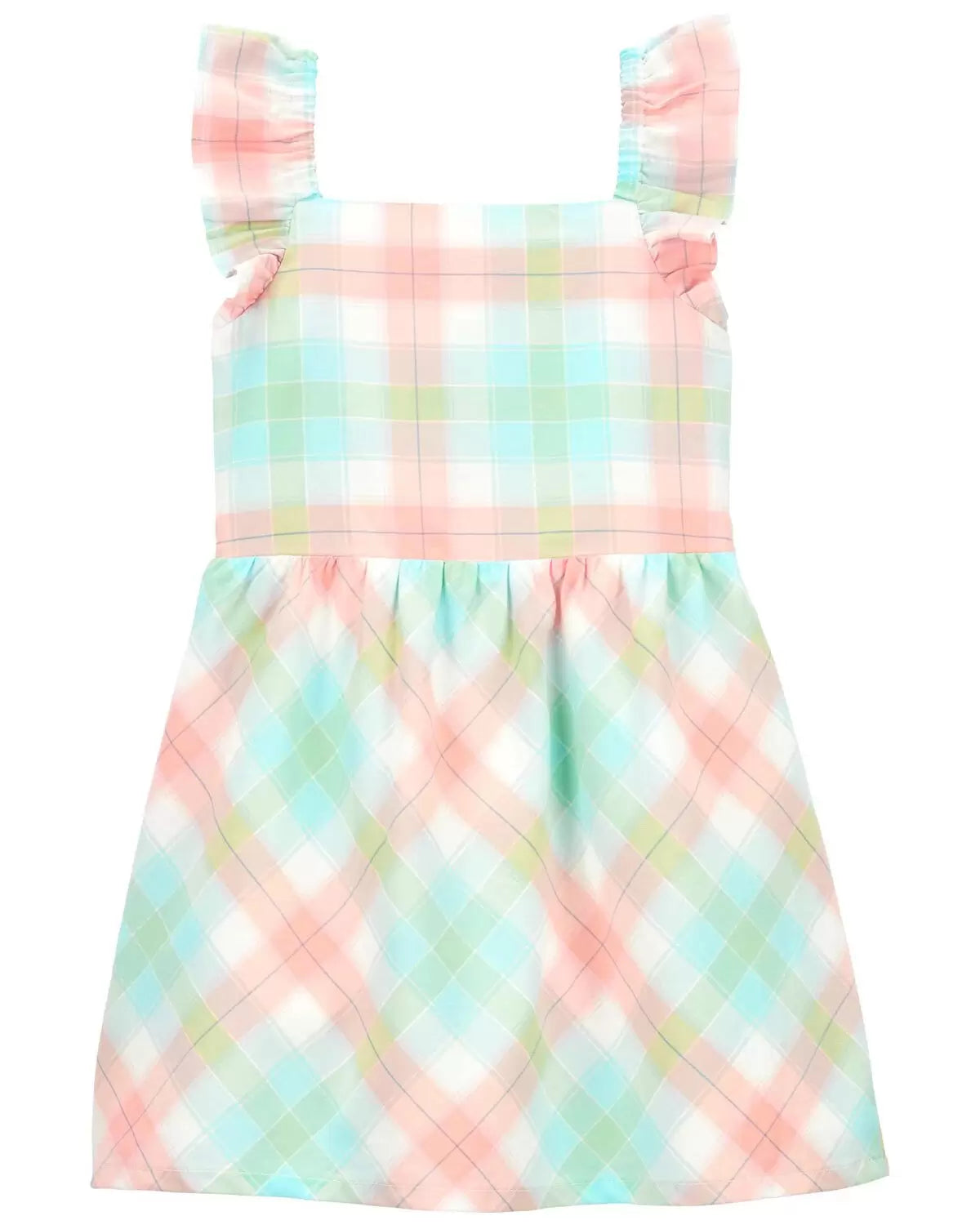 Carter's Toddler Plaid Flutter Dress
