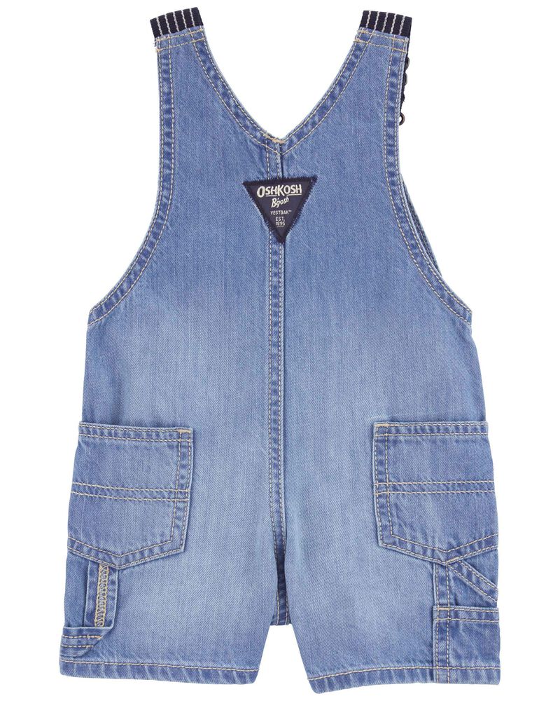 Oshkosh Denim Shortalls: Hickory Stripe Strap Remix