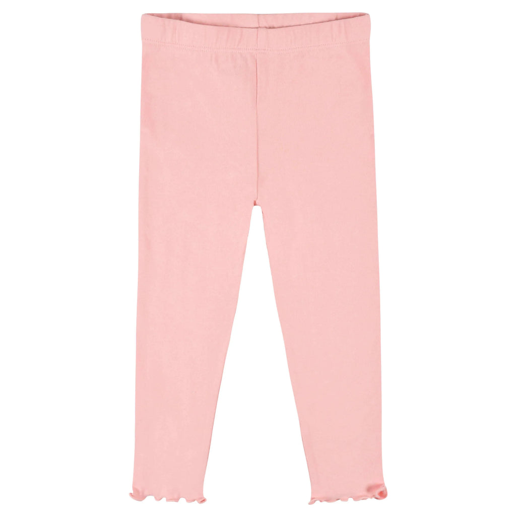 3-Pack Infant & Toddler Girls Burgundy Floral Leggings