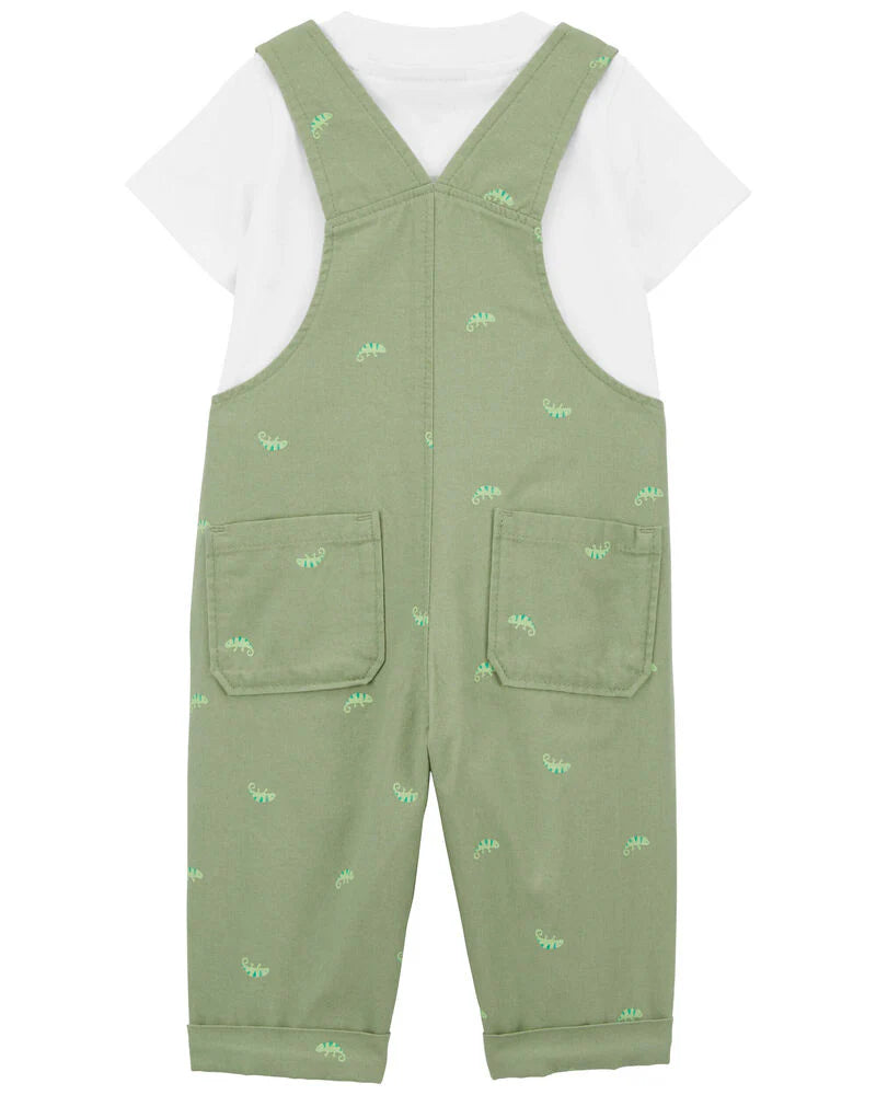 Carter's 2-Piece Tee & Chameleon Coverall Set