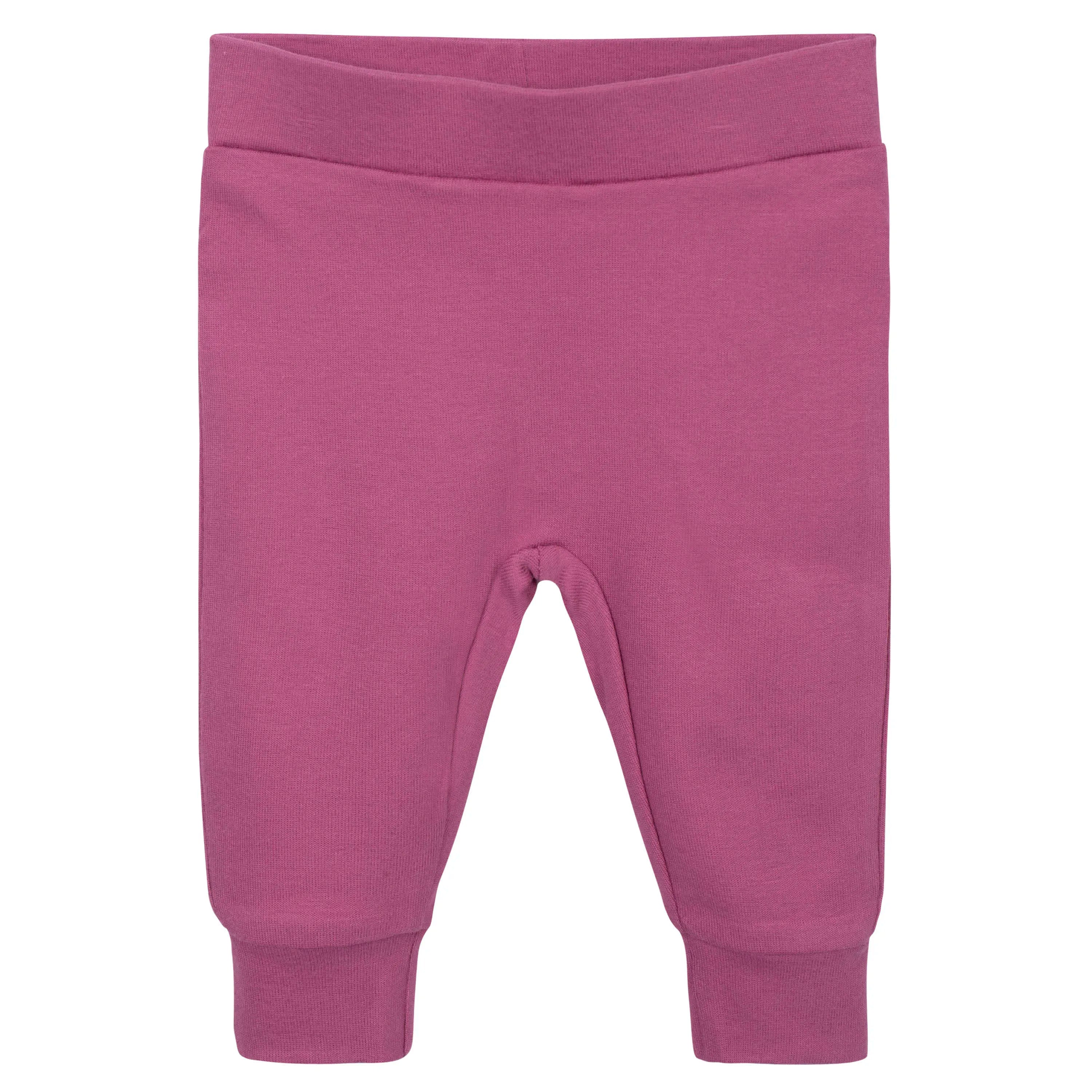 2-Pack Baby Girls Comfy Stretch Purple Pants