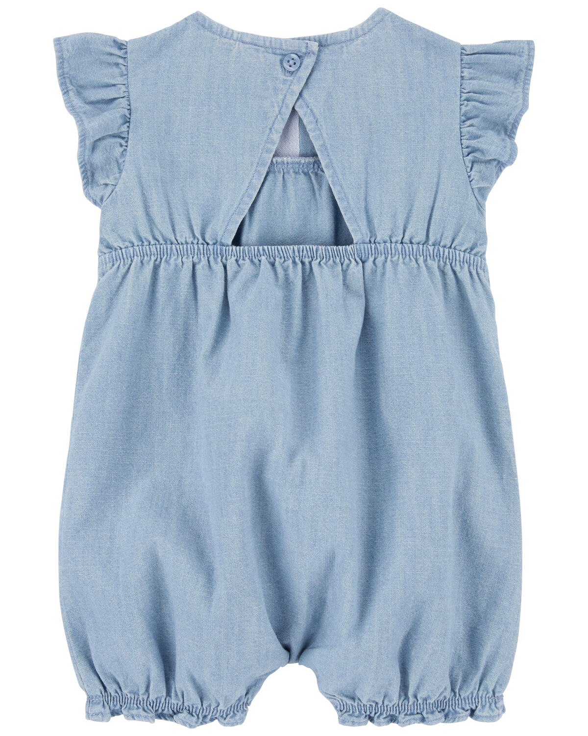 Carter's Baby Chambray Flutter Romper