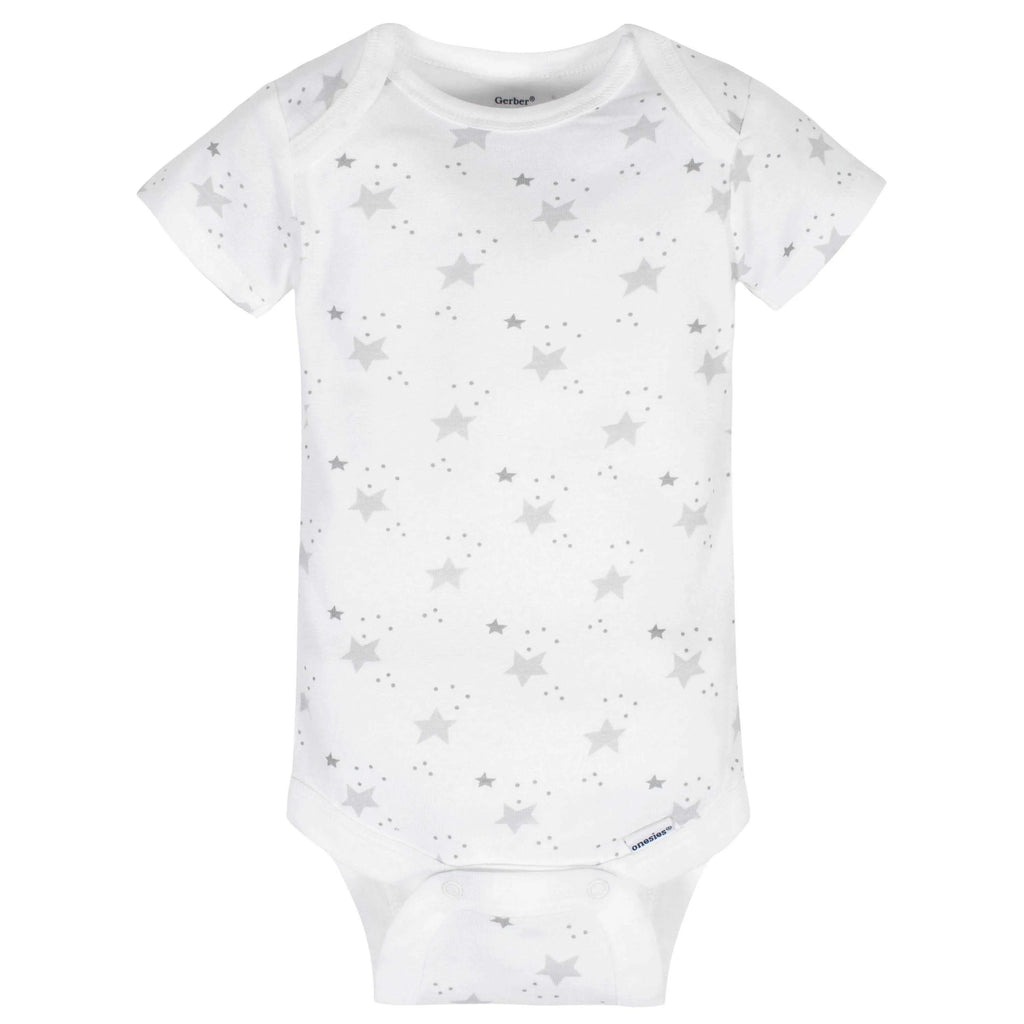 8-Pack Baby Neutral Sheep Short Sleeve Onesies Bodysuits