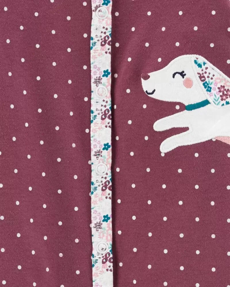 Carter's Dog Snap-Up Cotton Sleep & Play