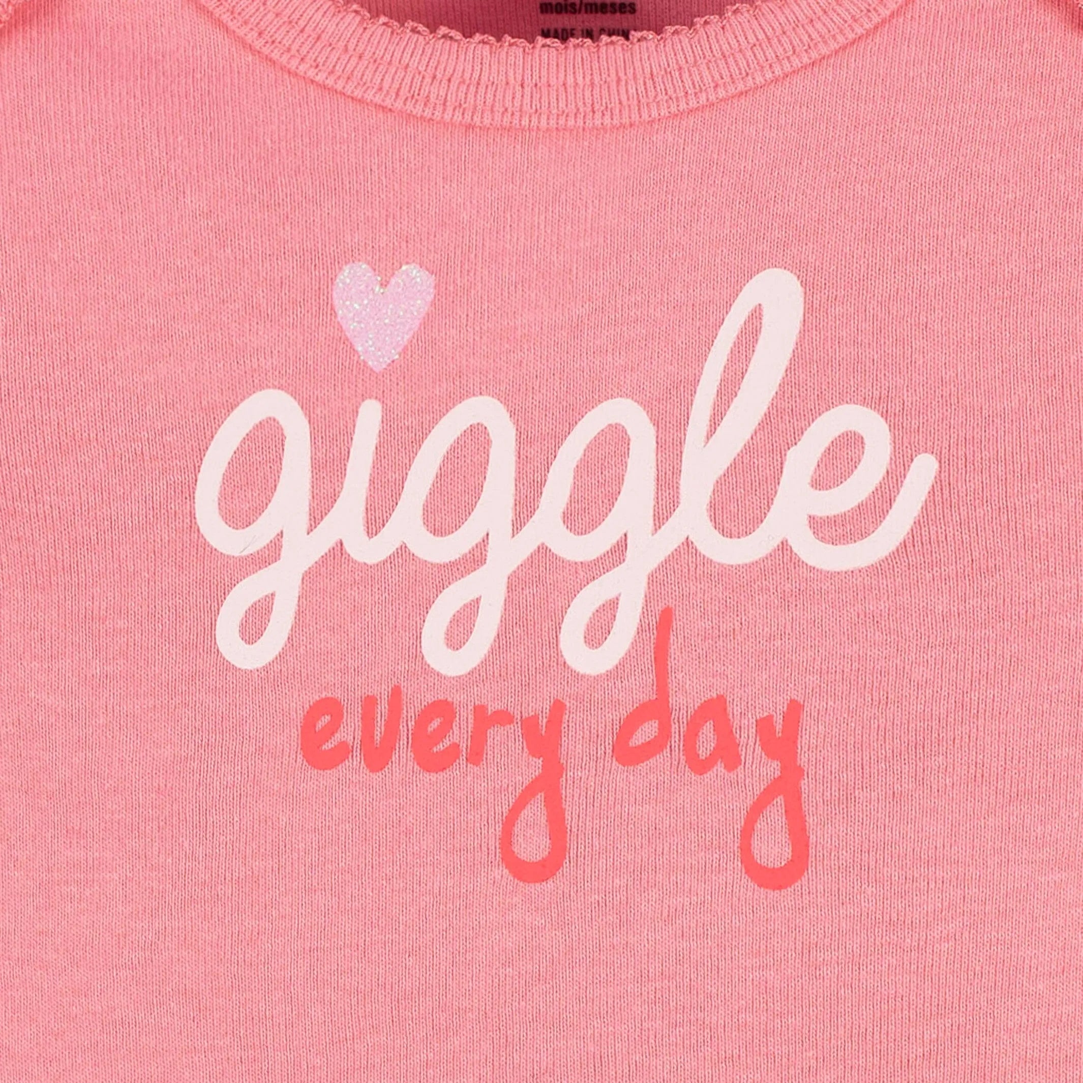 4-Piece Baby Girls Rainbow Dreams Onesies Bodysuit, Tee, Skort & Pant Set