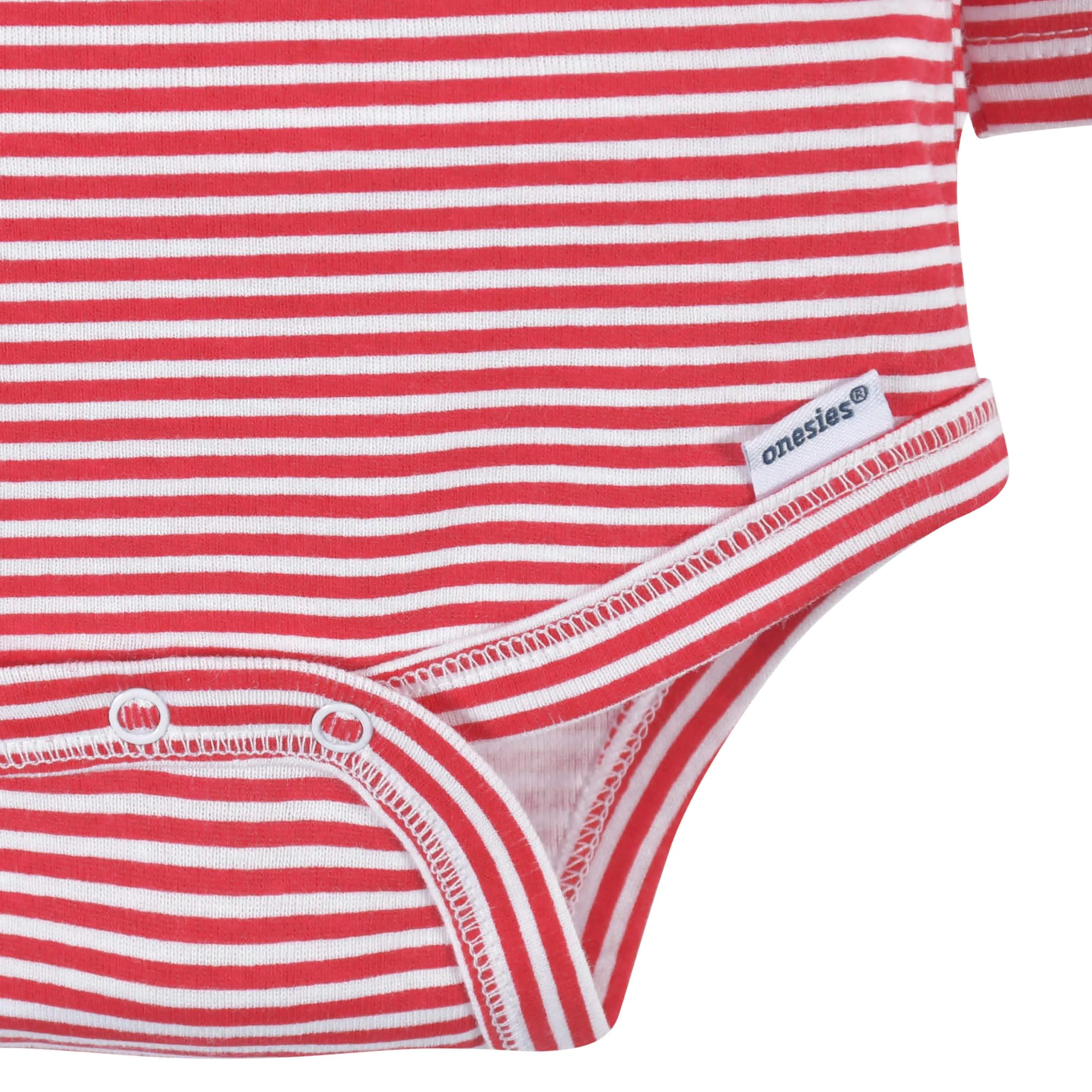 Baby Neutral Reindeer Long Sleeve Onesies Bodysuit