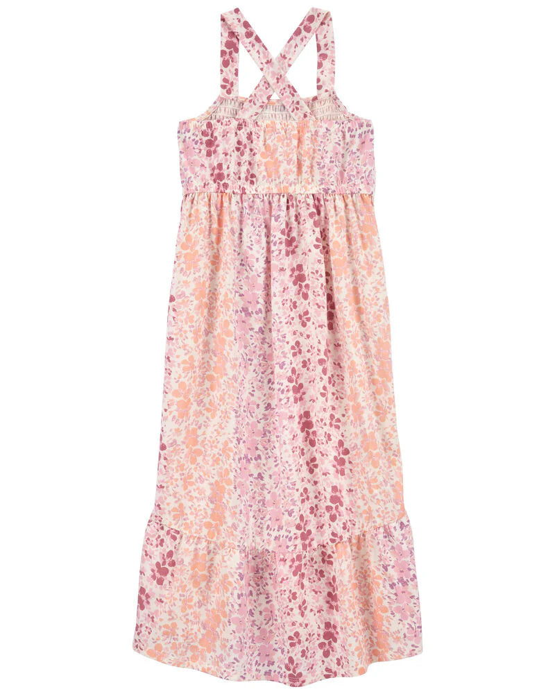 Oshkosh Floral Print Criss-Cross Dress