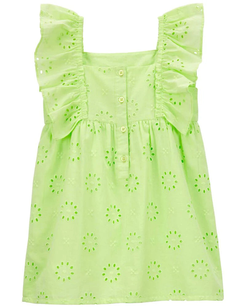 Carter's Eyelet Flutter Top