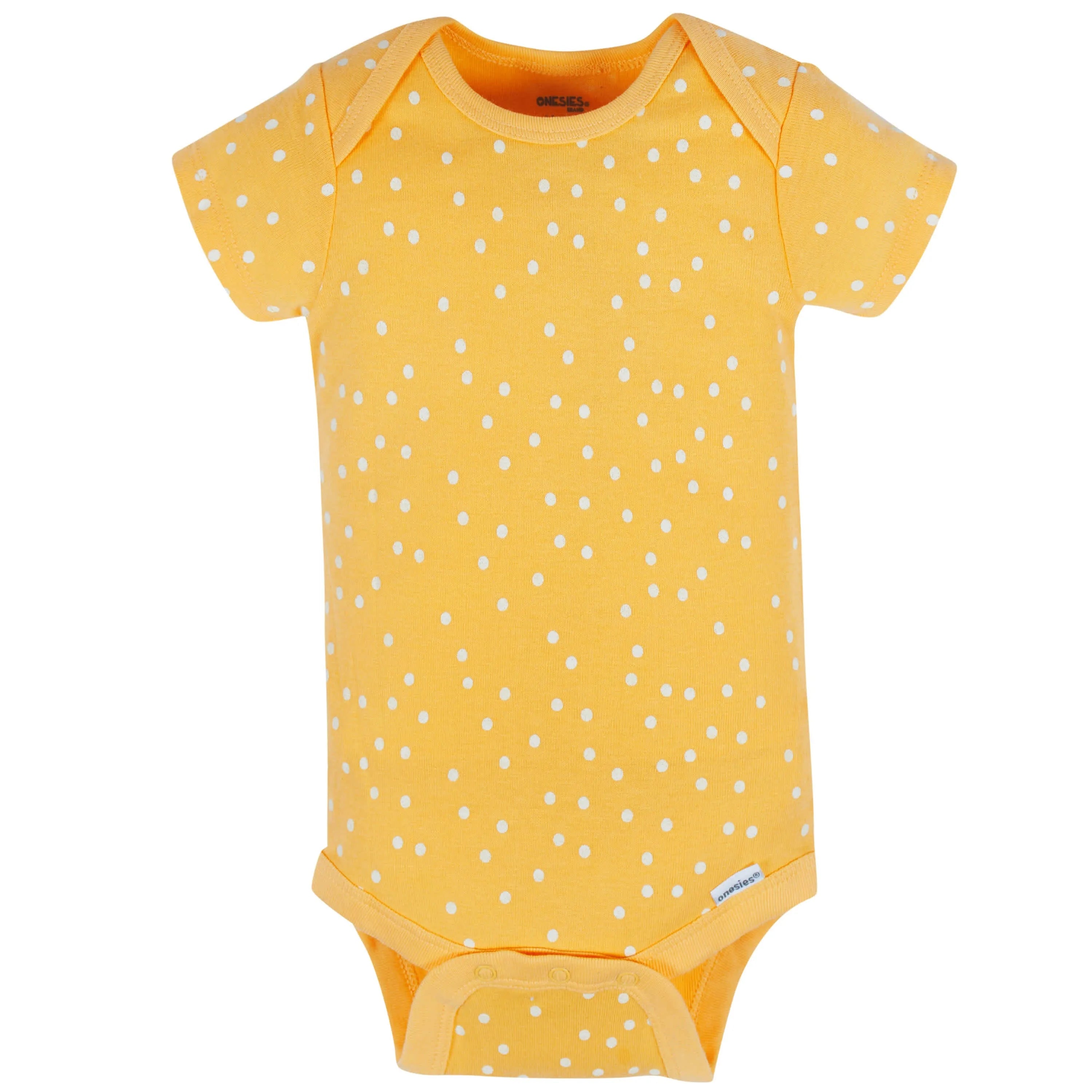 8-Pack Baby Girls Floral Fox Short Sleeve Onesies Bodysuits