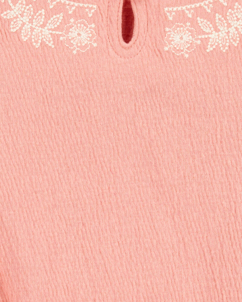Carter's Toddler Embroidered Floral Romper
